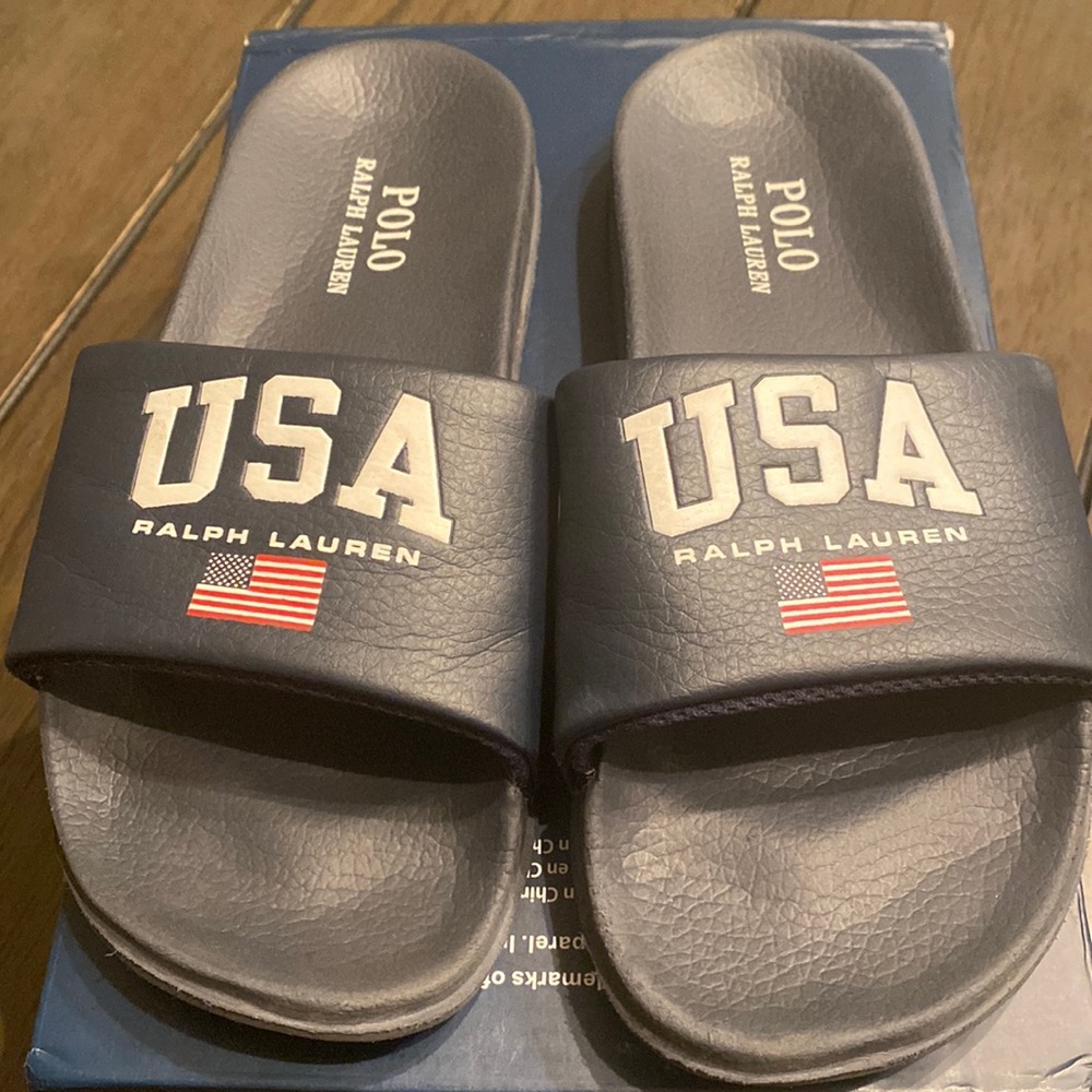 Polo Ralph Lauren Boy Pool Slides